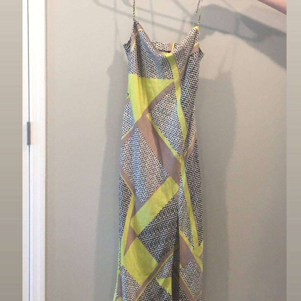 Vintage multi colored silk express dress